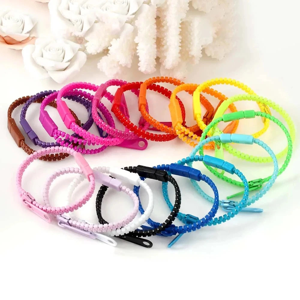 5PCS Zipper Fidget Bracelets