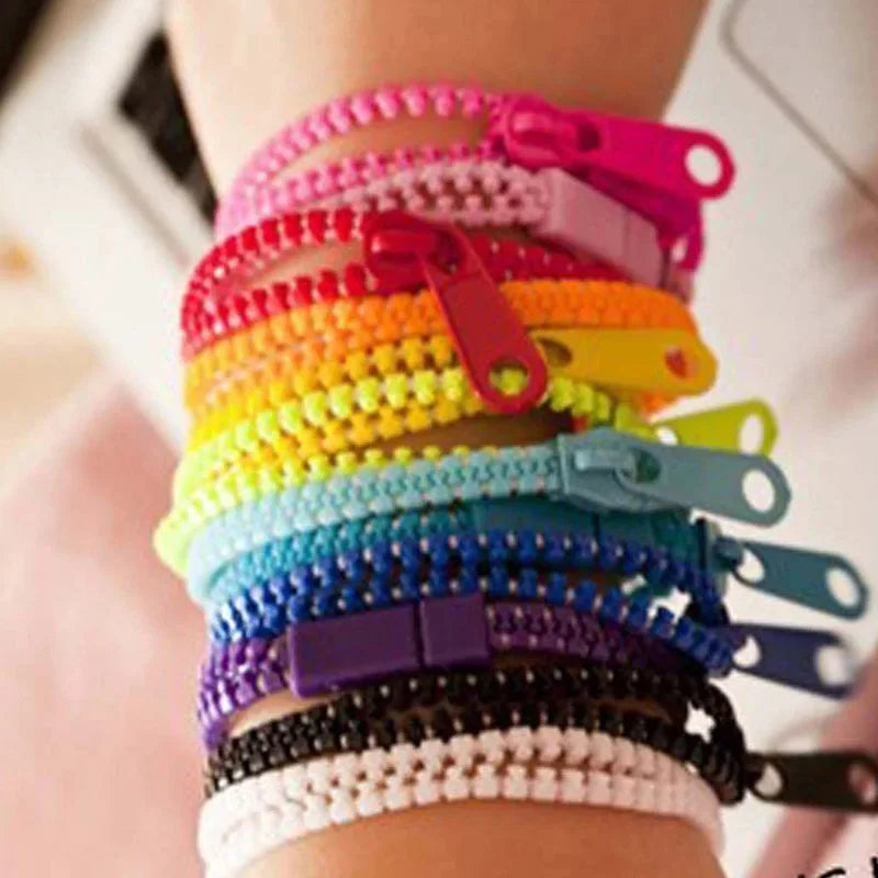 5PCS Zipper Fidget Bracelets
