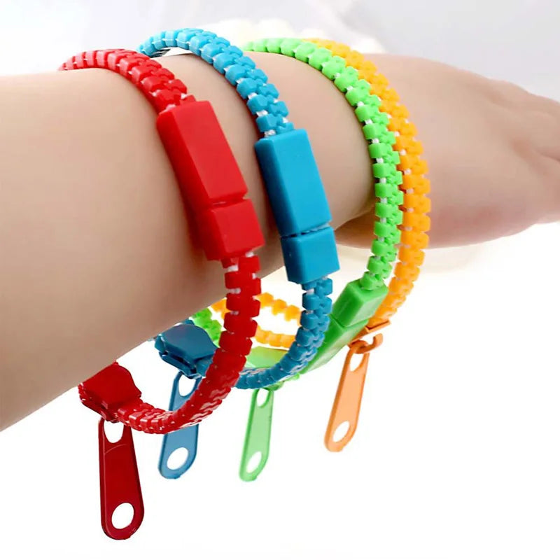5PCS Zipper Fidget Bracelets