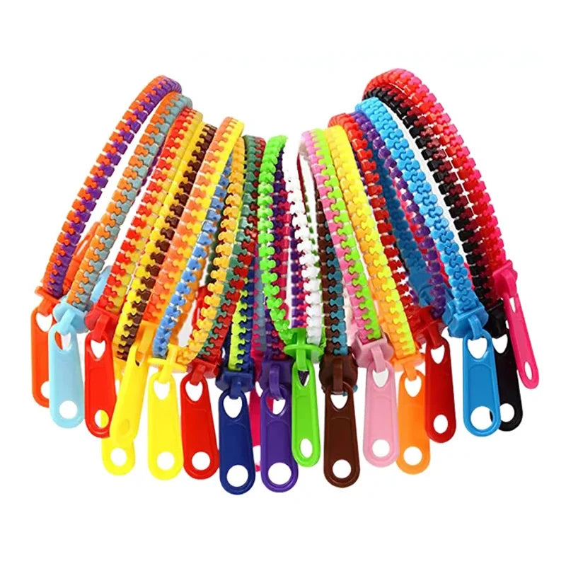5PCS Zipper Fidget Bracelets